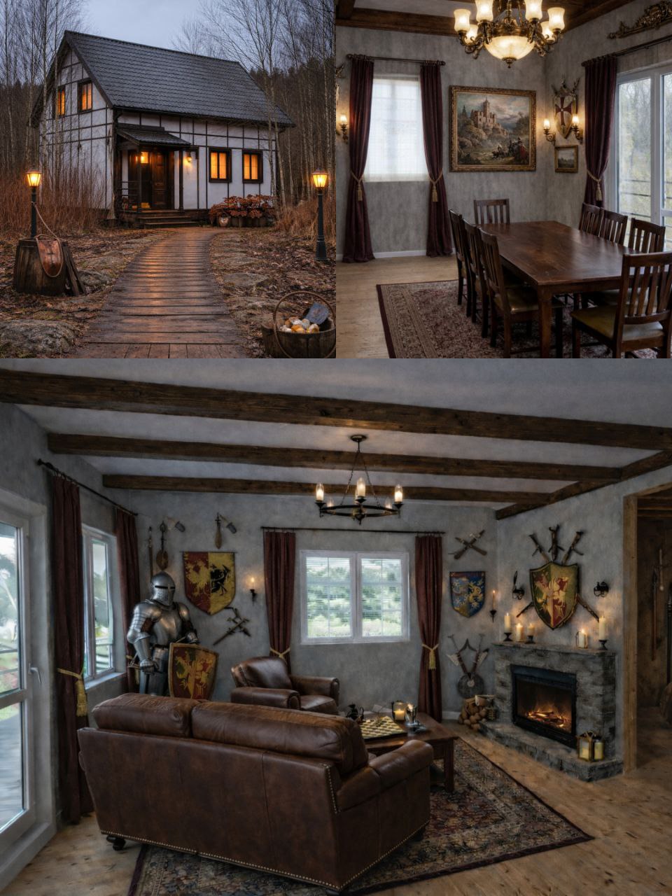 Интерьер и атмосфера дома отдыха